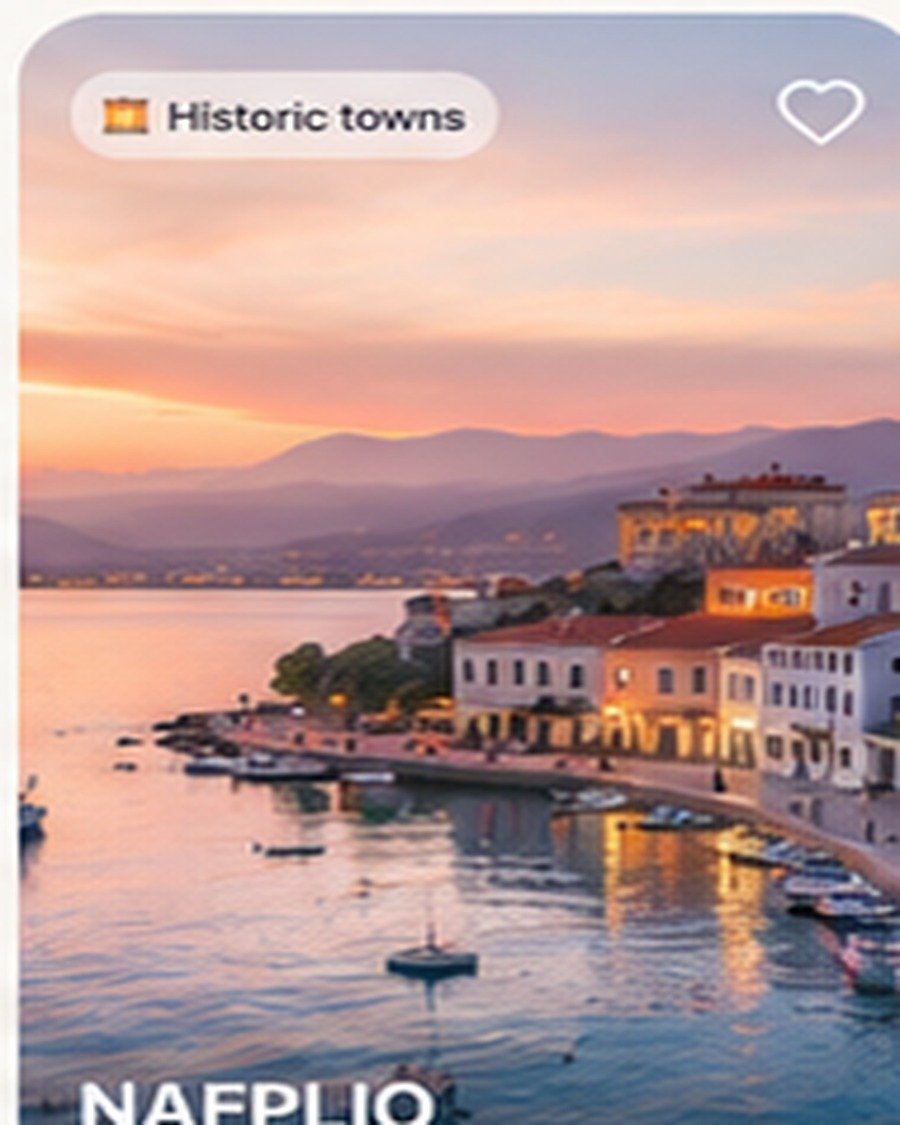 Nafplio — Neoclassical lanes & sea views