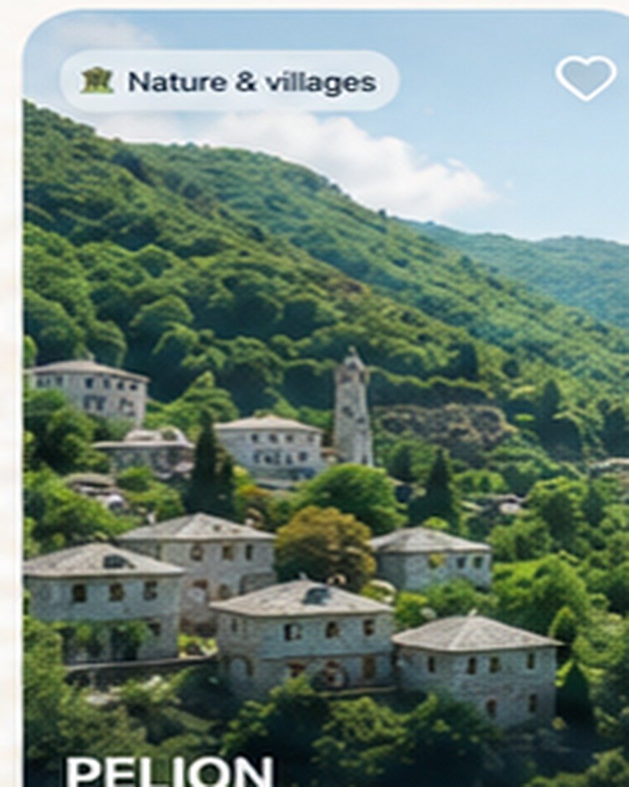 Pelion — Mountain villages meet the sea